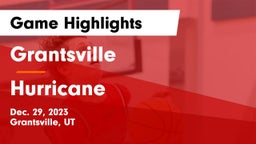 Grantsville  vs Hurricane  Game Highlights - Dec. 29, 2023