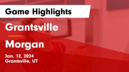 Grantsville  vs Morgan  Game Highlights - Jan. 12, 2024