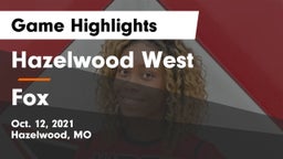 Hazelwood West  vs Fox  Game Highlights - Oct. 12, 2021