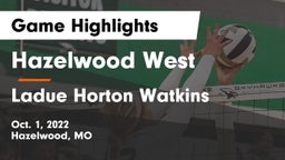 Hazelwood West  vs Ladue Horton Watkins  Game Highlights - Oct. 1, 2022