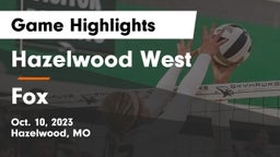 Hazelwood West  vs Fox  Game Highlights - Oct. 10, 2023