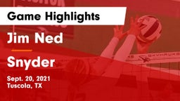 Jim Ned  vs Snyder  Game Highlights - Sept. 20, 2021