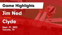 Jim Ned  vs Clyde  Game Highlights - Sept. 27, 2022