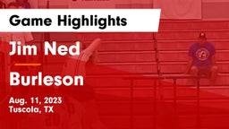 Jim Ned  vs Burleson  Game Highlights - Aug. 11, 2023