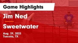 Jim Ned  vs Sweetwater  Game Highlights - Aug. 29, 2023
