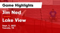 Jim Ned  vs Lake View  Game Highlights - Sept. 5, 2023