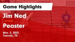 Jim Ned  vs Peaster  Game Highlights - Nov. 2, 2023
