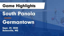South Panola  vs Germantown  Game Highlights - Sept. 29, 2020