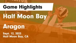 Half Moon Bay  vs Aragon  Game Highlights - Sept. 12, 2023