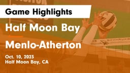 Half Moon Bay  vs Menlo-Atherton  Game Highlights - Oct. 10, 2023