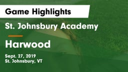 St. Johnsbury Academy  vs Harwood  Game Highlights - Sept. 27, 2019