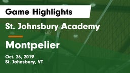 St. Johnsbury Academy  vs Montpelier Game Highlights - Oct. 26, 2019