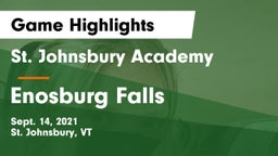 St. Johnsbury Academy  vs Enosburg Falls  Game Highlights - Sept. 14, 2021
