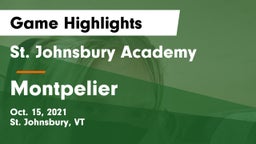 St. Johnsbury Academy  vs Montpelier  Game Highlights - Oct. 15, 2021