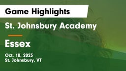 St. Johnsbury Academy  vs Essex Game Highlights - Oct. 10, 2023
