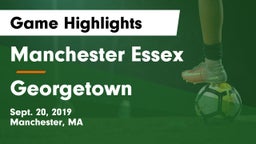 Manchester Essex  vs Georgetown Game Highlights - Sept. 20, 2019