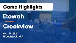 Etowah  vs Creekview  Game Highlights - Oct. 5, 2021