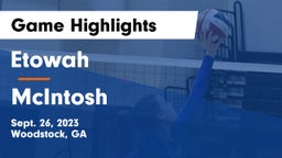 Etowah  vs McIntosh  Game Highlights - Sept. 26, 2023