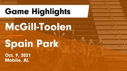 McGill-Toolen  vs Spain Park Game Highlights - Oct. 9, 2021