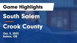 South Salem  vs Crook County  Game Highlights - Oct. 9, 2023