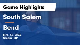 South Salem  vs Bend  Game Highlights - Oct. 14, 2023