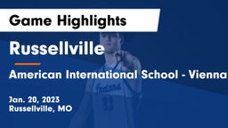 Russellville  vs American International School - Vienna Game Highlights - Jan. 20, 2023