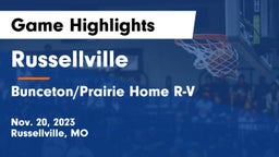 Russellville  vs Bunceton/Prairie Home R-V  Game Highlights - Nov. 20, 2023