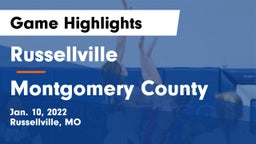 Russellville  vs Montgomery County  Game Highlights - Jan. 10, 2022