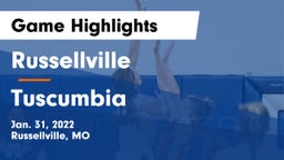 Russellville  vs Tuscumbia  Game Highlights - Jan. 31, 2022