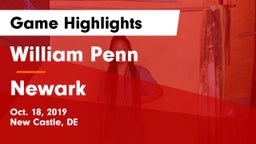 William Penn  vs Newark  Game Highlights - Oct. 18, 2019