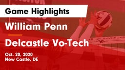 William Penn  vs Delcastle Vo-Tech  Game Highlights - Oct. 20, 2020