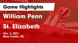 William Penn  vs St. Elizabeth  Game Highlights - Oct. 2, 2021