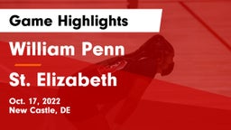 William Penn  vs St. Elizabeth  Game Highlights - Oct. 17, 2022