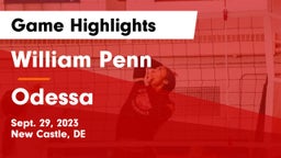 William Penn  vs Odessa  Game Highlights - Sept. 29, 2023