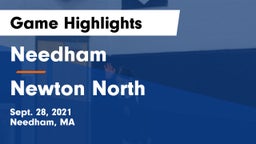 Needham  vs Newton North  Game Highlights - Sept. 28, 2021