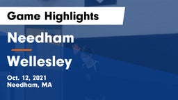 Needham  vs Wellesley Game Highlights - Oct. 12, 2021