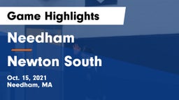 Needham  vs Newton South  Game Highlights - Oct. 15, 2021