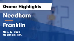 Needham  vs Franklin Game Highlights - Nov. 17, 2021