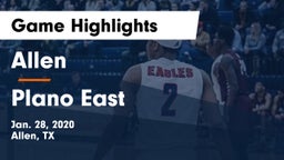 Allen  vs Plano East  Game Highlights - Jan. 28, 2020