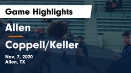 Allen  vs Coppell/Keller Game Highlights - Nov. 7, 2020