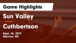 Sun Valley  vs Cuthbertson Game Highlights - Sept. 26, 2019