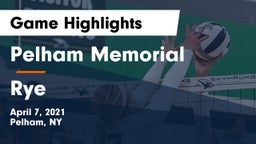 Pelham Memorial  vs Rye  Game Highlights - April 7, 2021