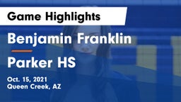 Benjamin Franklin  vs Parker HS Game Highlights - Oct. 15, 2021