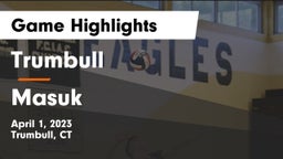 Trumbull  vs Masuk  Game Highlights - April 1, 2023