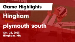 Hingham  vs plymouth south Game Highlights - Oct. 23, 2023