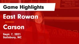 East Rowan  vs Carson  Game Highlights - Sept. 7, 2021
