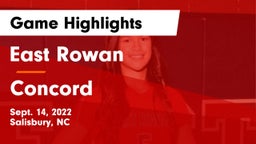East Rowan  vs Concord  Game Highlights - Sept. 14, 2022