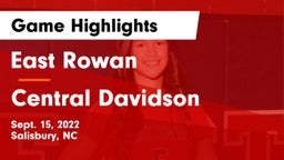 East Rowan  vs Central Davidson  Game Highlights - Sept. 15, 2022