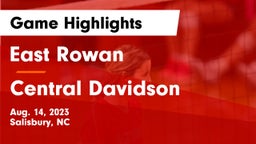 East Rowan  vs Central Davidson  Game Highlights - Aug. 14, 2023