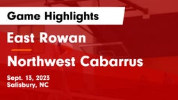 East Rowan  vs Northwest Cabarrus  Game Highlights - Sept. 13, 2023